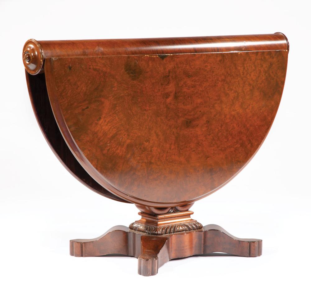 WILLIAM IV BURL WALNUT SUNDERLAND
