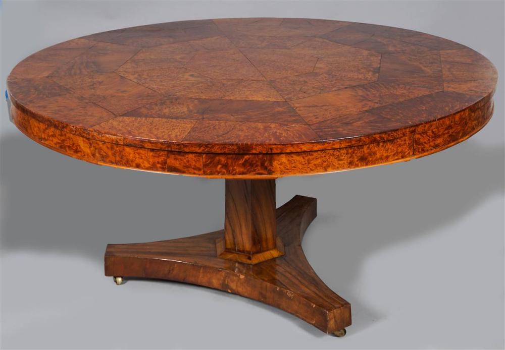 WILLIAM IV BURL YEW WOOD AND