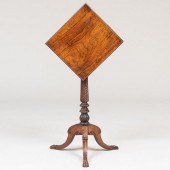 WILLIAM IV CARVED ROSEWOOD TIL
