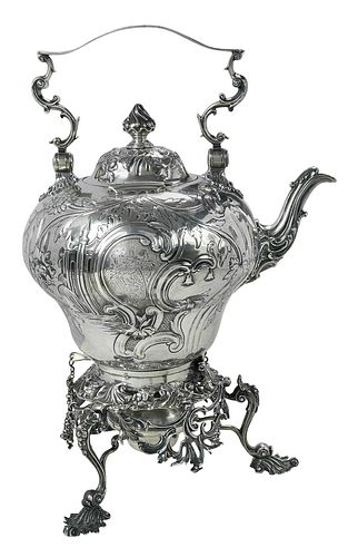 WILLIAM IV ENGLISH SILVER HOT WATER