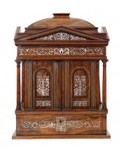 WILLIAM IV INLAID HARDWOOD LAD