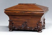 William IV mahogany cellaret,