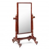 WILLIAM IV MAHOGANY CHEVAL MIR