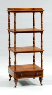 William IV mahogany étagère, f