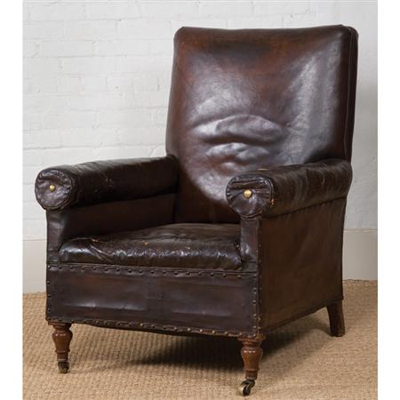William IV Mahogany Library Chair