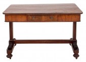 WILLIAM IV MAHOGANY LIBRARY TA