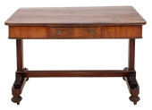 WILLIAM IV MAHOGANY LIBRARY TA