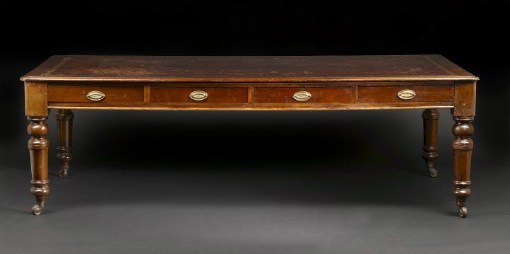 William IV Mahogany Library Table,