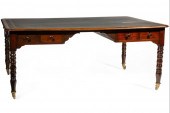 WILLIAM IV MAHOGANY LIBRARY TA