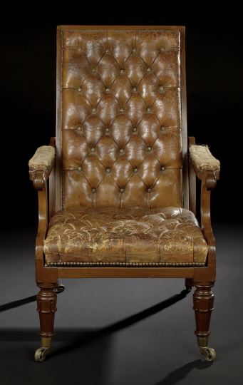 William IV Mahogany Reclining