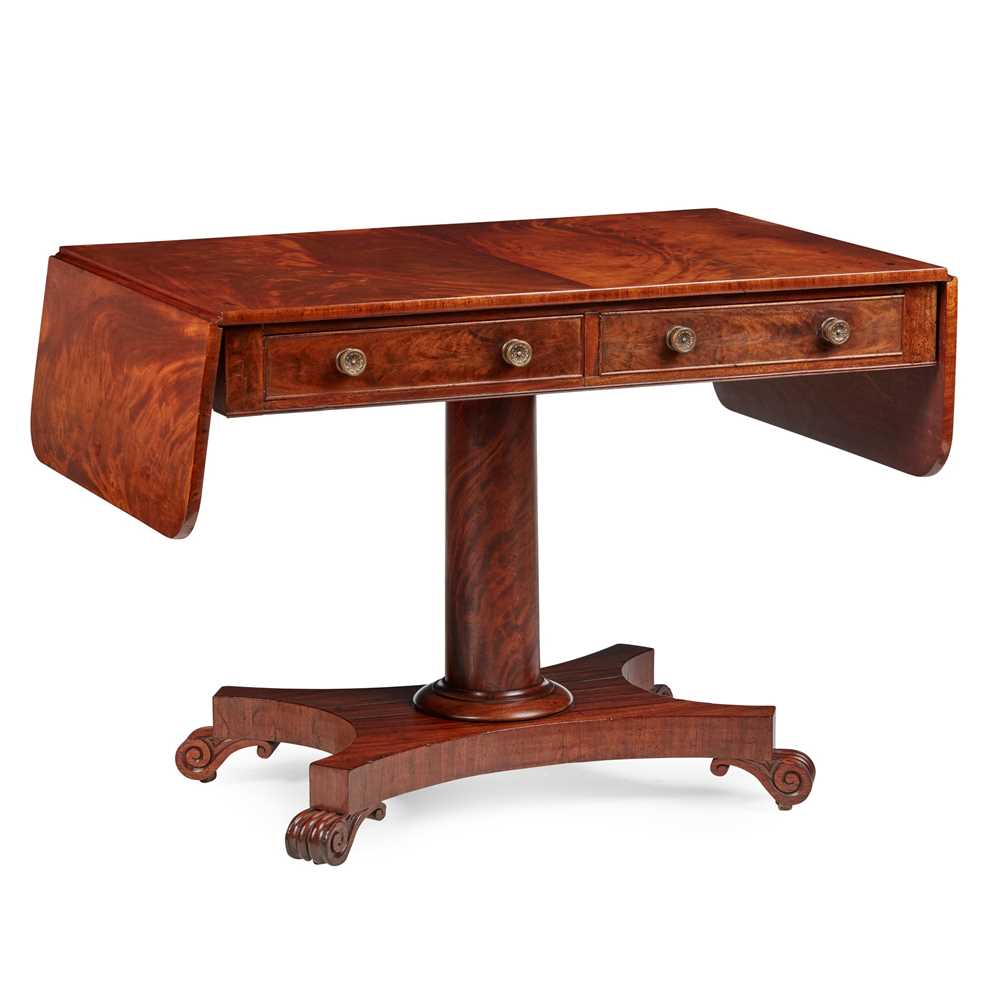 WILLIAM IV MAHOGANY SOFA TABLE