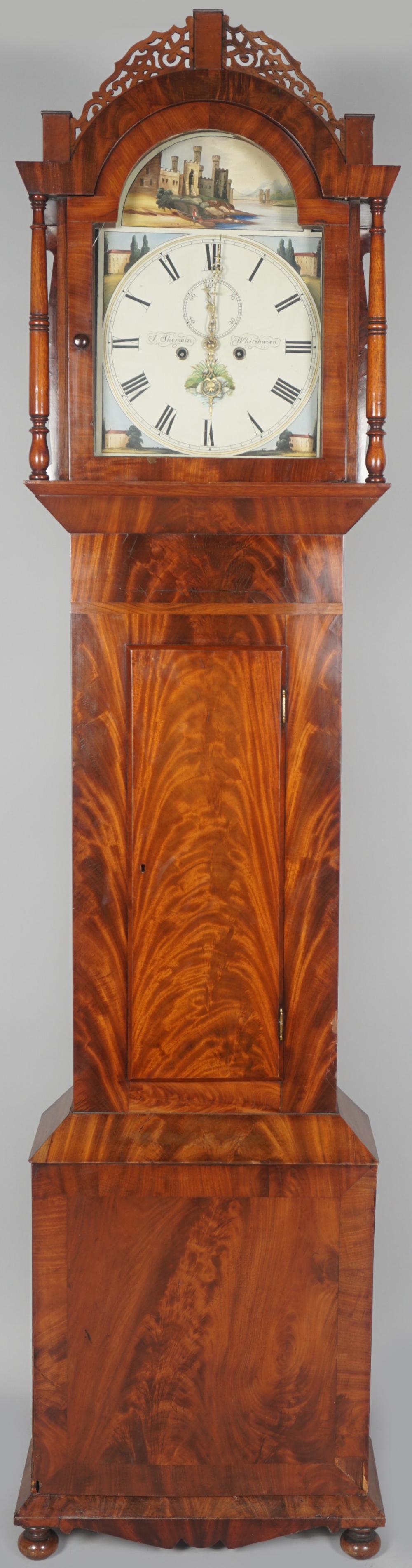 WILLIAM IV MAHOGANY TALL CASE