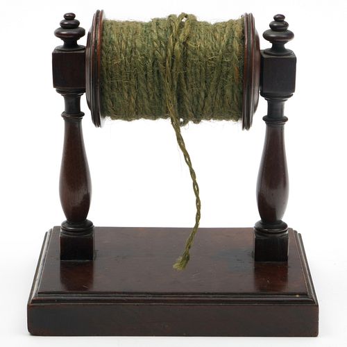 WILLIAM IV MAHOGANY TEA CADDY AND A