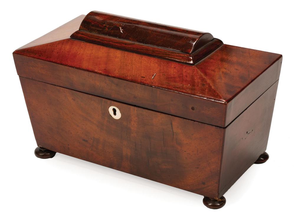 WILLIAM IV MAHOGANY TEA