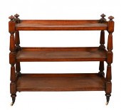 WILLIAM IV MAHOGANY THREE TIER