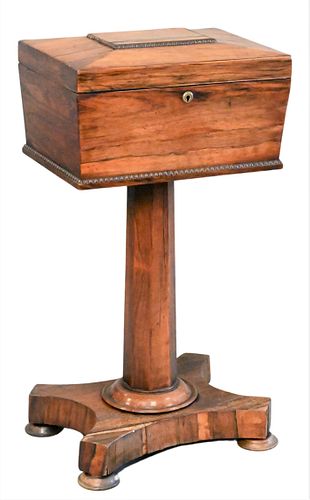 WILLIAM IV ROSEWOOD TEAPOYWilliam