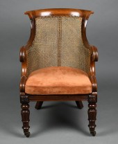 WILLIAM IV ROSEWOOD TUB ARMCHA