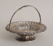 WILLIAM IV SILVER CAKE BASKET