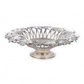 WILLIAM IV SILVER PEDESTAL BAS