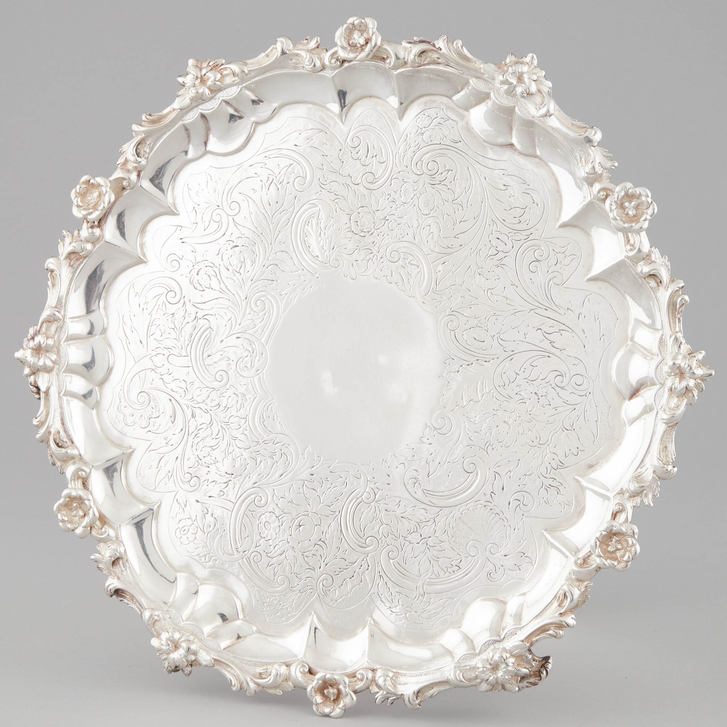 William IV Silver Shaped Circular
