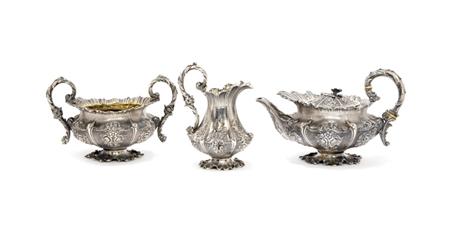 William IV Silver Tea Service 	 