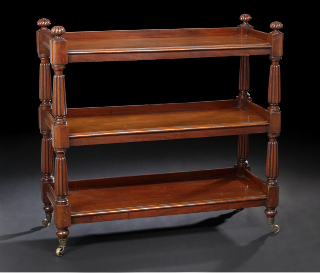 William IV-Style Mahogany Tiered