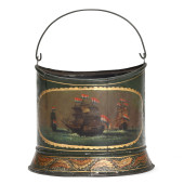 WILLIAM IV TOLEWARE WINE COOLE