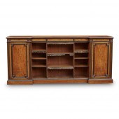 WILLIAM IV WALNUT AND EBONISED