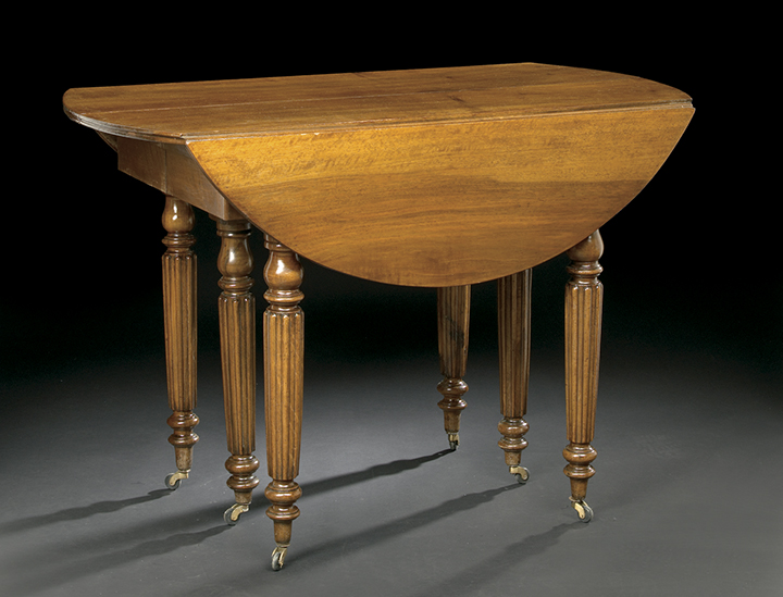 William IV Walnut Drop-Leaf
