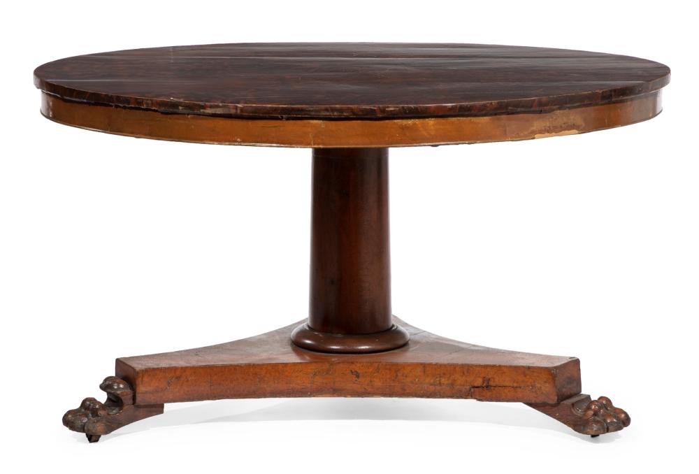 WILLIAM IV YEWWOOD TILT-TOP