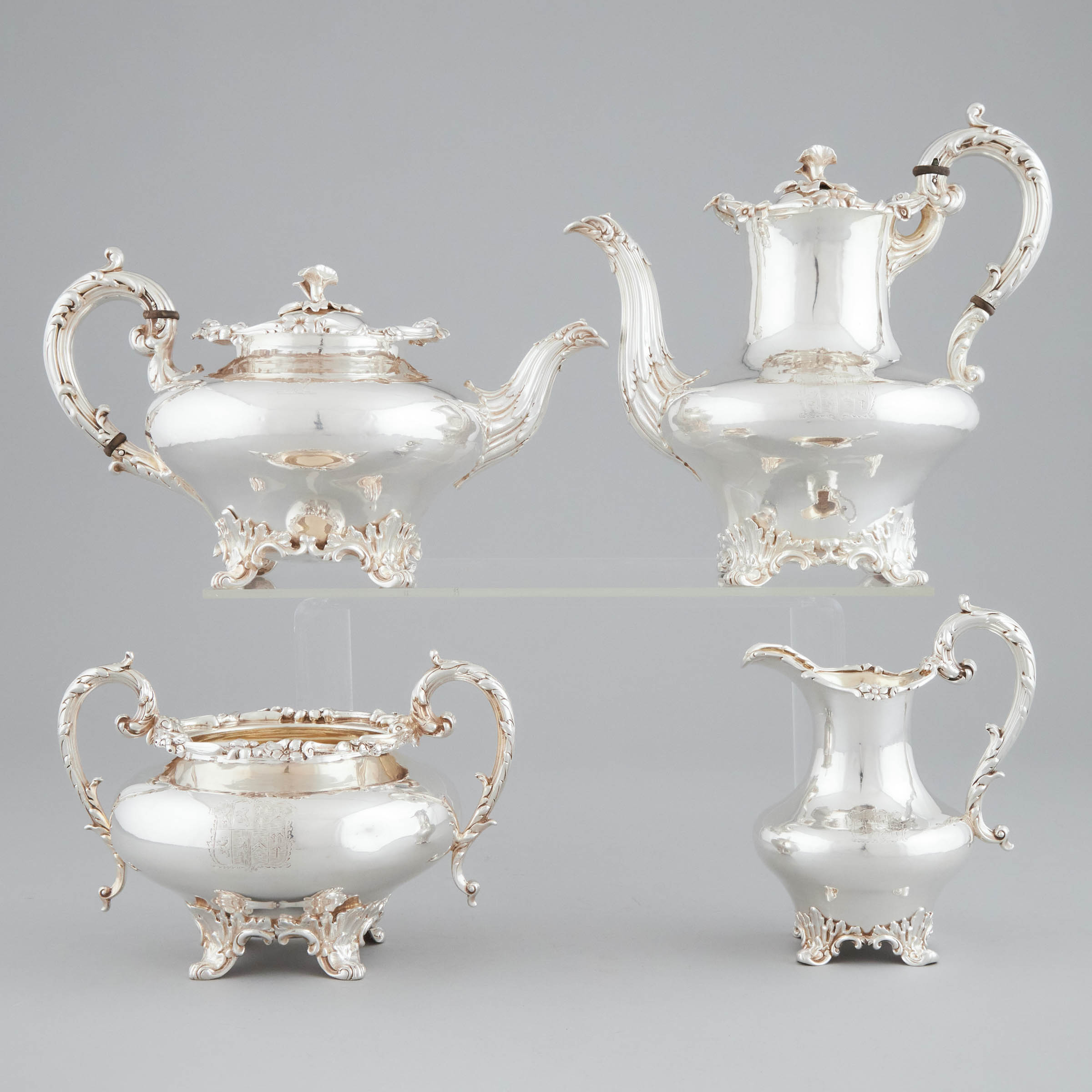 William IV/Victorian Silver Tea and
