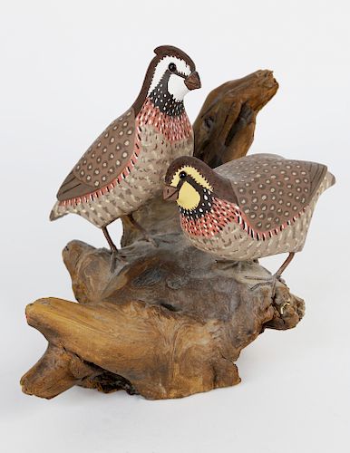 WILLIAM L. GABLE CARVED AND PAINTED
