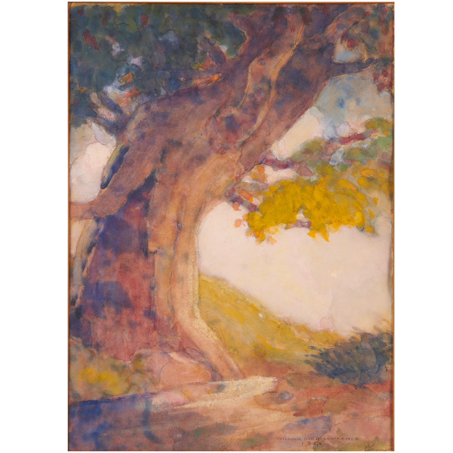 WILLIAM LAWRENCE, WATERCOLOR ON