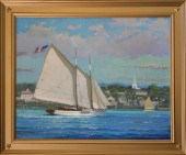 WILLIAM LOWE OIL ON CANVAS "SA