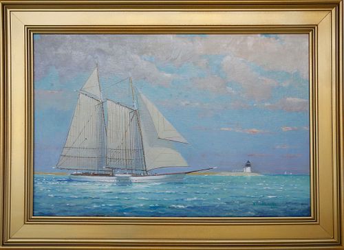 WILLIAM LOWE OIL ON CANVAS "BRANT