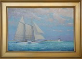 WILLIAM LOWE OIL ON CANVAS "BR