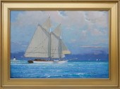 WILLIAM LOWE OIL ON CANVAS "NA