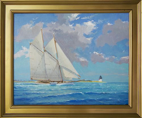 WILLIAM LOWE OIL ON CANVAS,