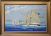 WILLIAM LOWE OIL ON LINEN "SAI