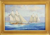 WILLIAM LOWE OIL ON LINEN "YAC