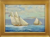 WILLIAM LOWE OIL ON LINEN "HAR