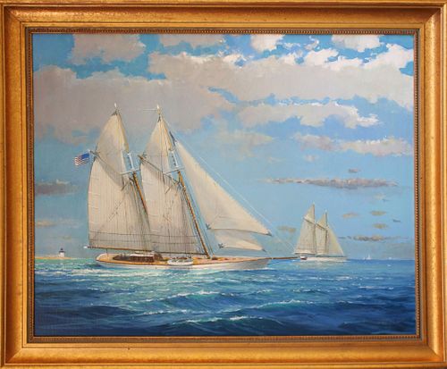 WILLIAM LOWE OIL ON LINEN