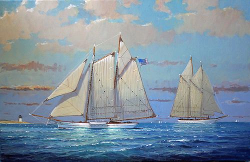 WILLIAM LOWE OIL ON LINEN