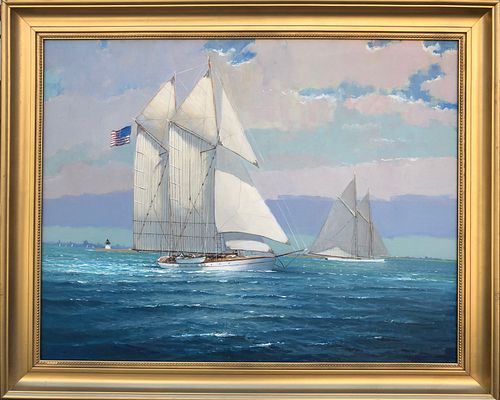 WILLIAM LOWE OIL ON LINEN
