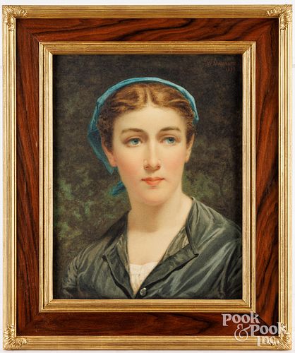 WILLIAM MAGRATH WATERCOLOR PORTRAIT