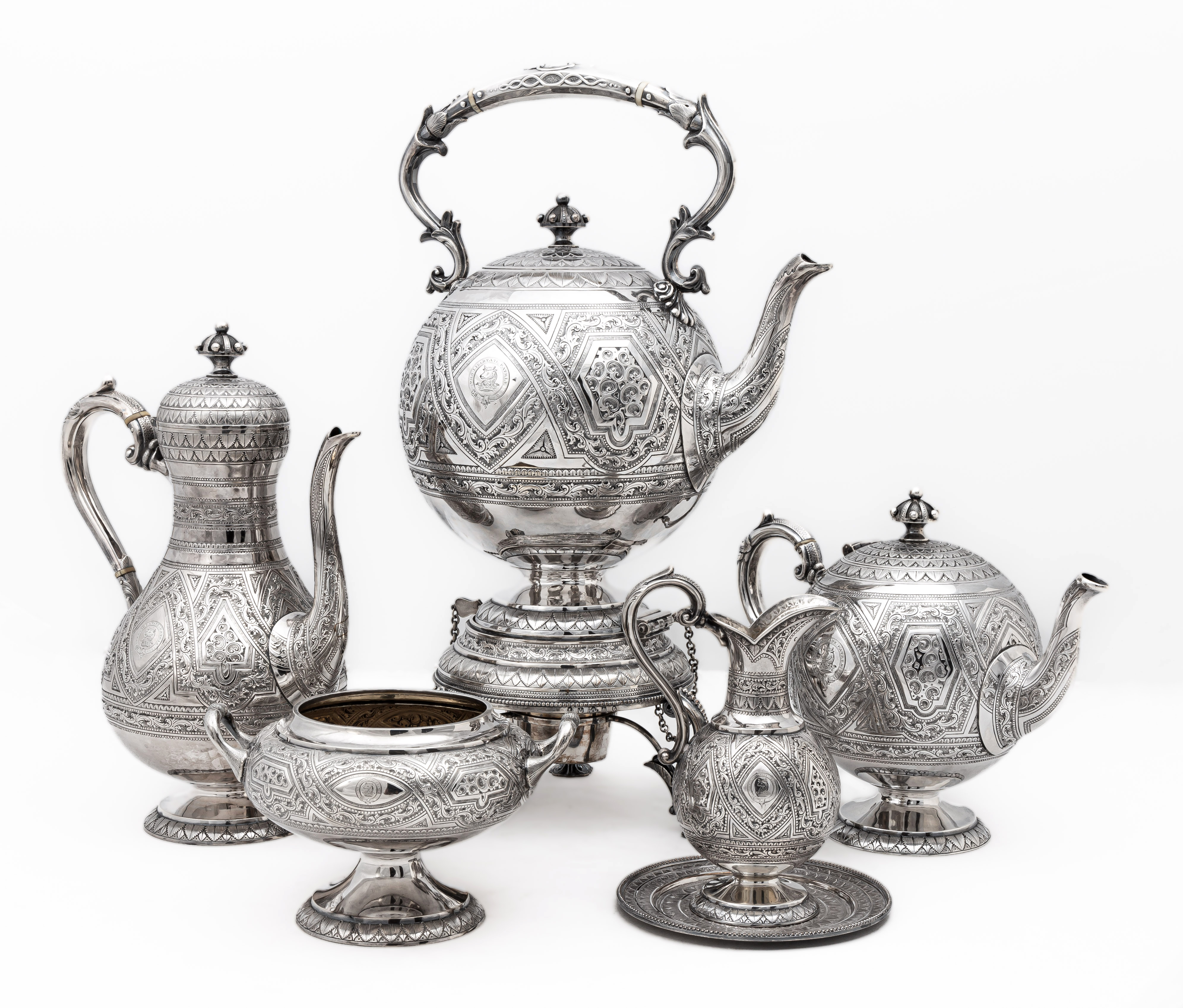 WILLIAM MARSHALL, SIX-PIECE MOORISH
