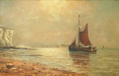 WILLIAM MARTIN OIL ON WOOD PAN