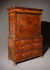 WILLIAM & MARY INLAID FIGURED