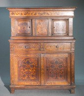 WILLIAM & MARY MARQUETRY OAK A