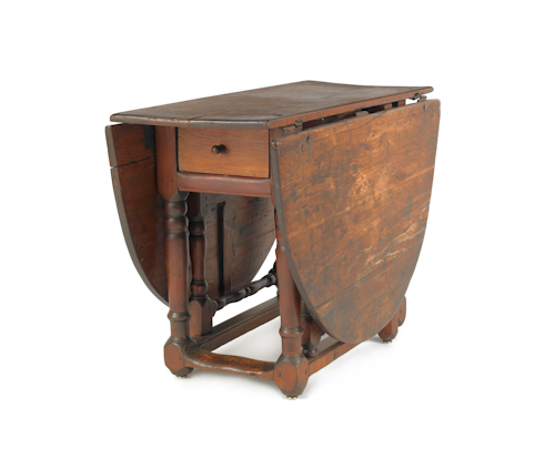 William & Mary pine gateleg table